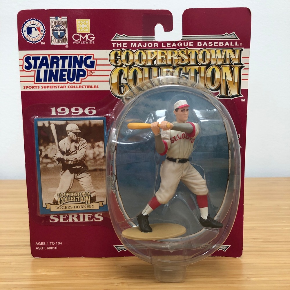 Starting Lineup Rogers Hornsby Figure Fans Red 1996 Cooperstown MLB